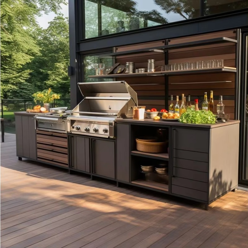 Outdoor Furniture Easy To Clean - # Lemari Dapur Luar Ruangan Baja