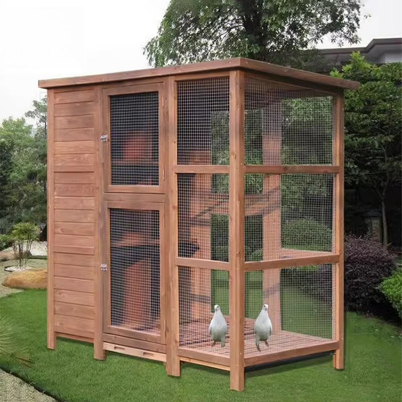 Outdoor Furniture Easy To Clean - Kandang Burung Kayu Besar untuk Luar