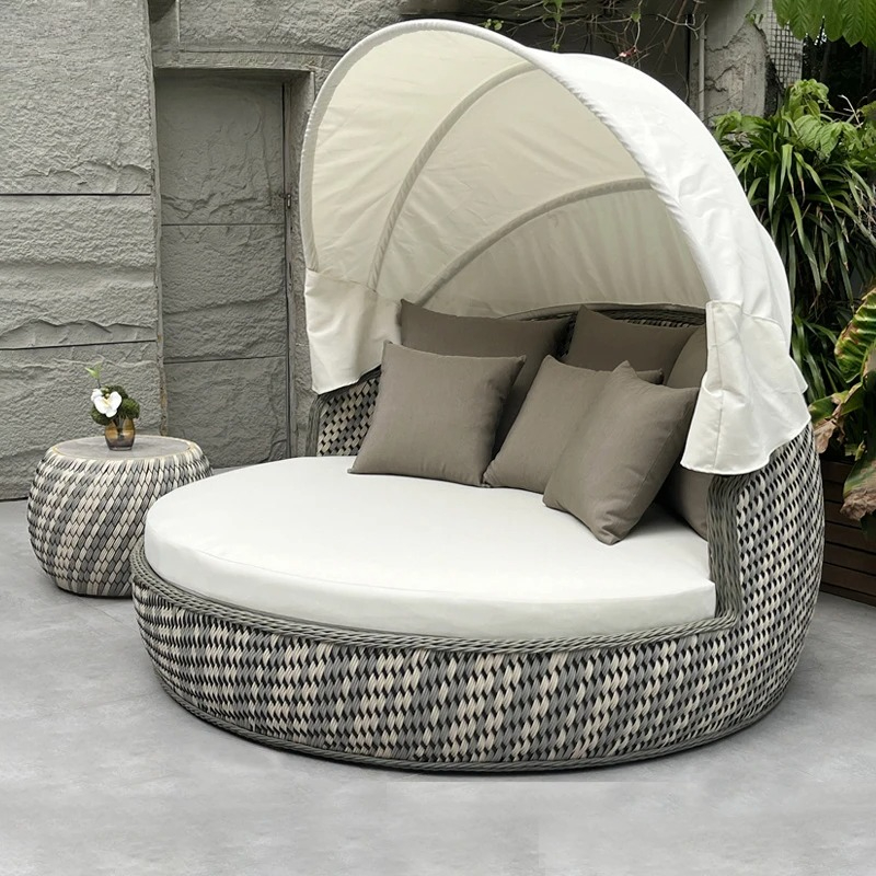 Outdoor Daybed Sofa - Daybed, Anti-UV Anti Karat Bulat, Sofa