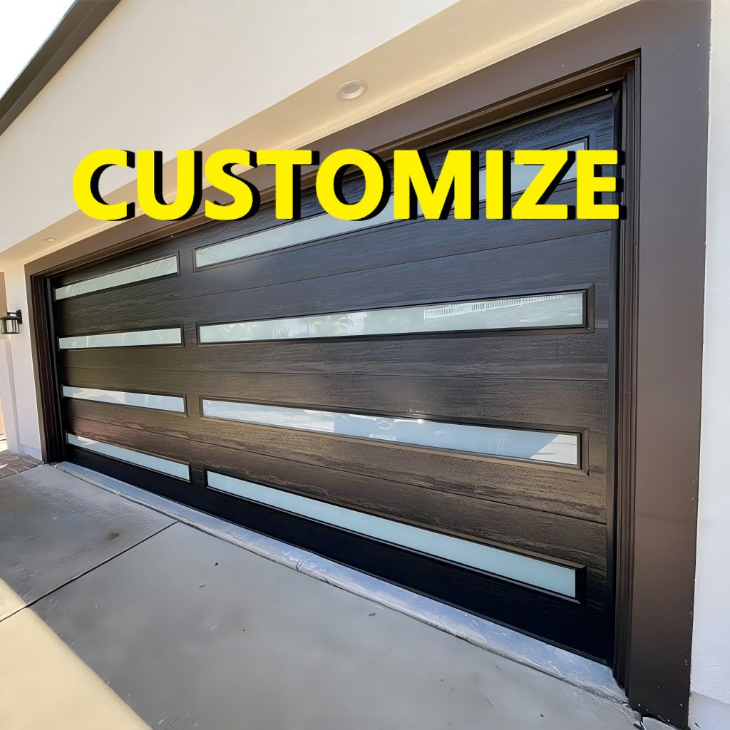 Outdoor Furniture Metal - Pintu garasi aluminium pintar dengan tegangan