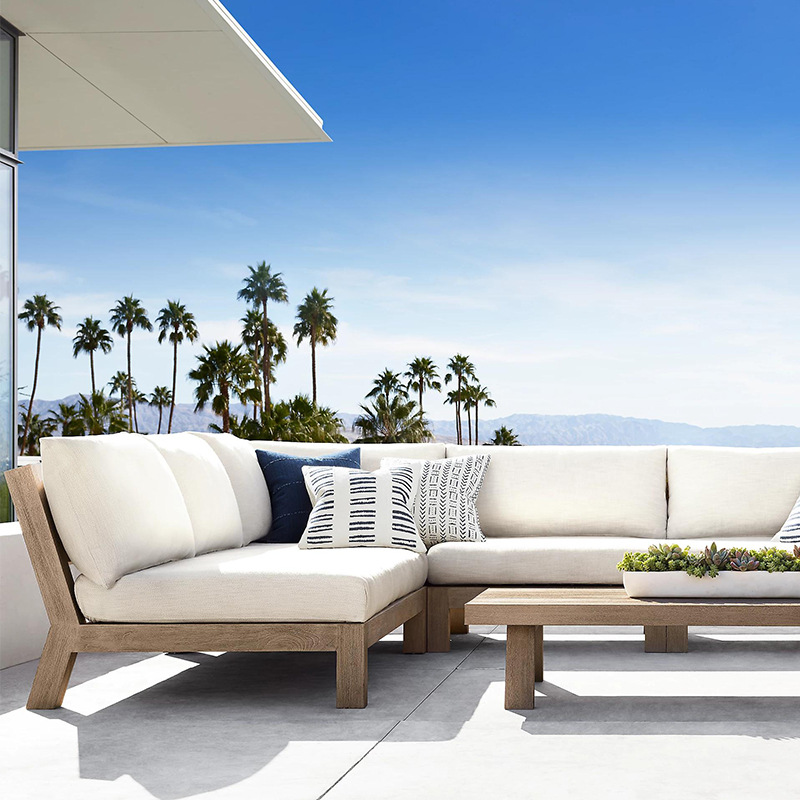 Outdoor Furniture Teak - Set Furnitur Taman Modern Tahan Air