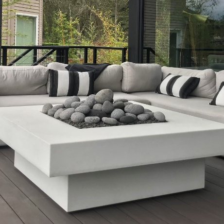Outdoor Furniture Fire Table - Set Sofa Luar Ruangan dengan Meja