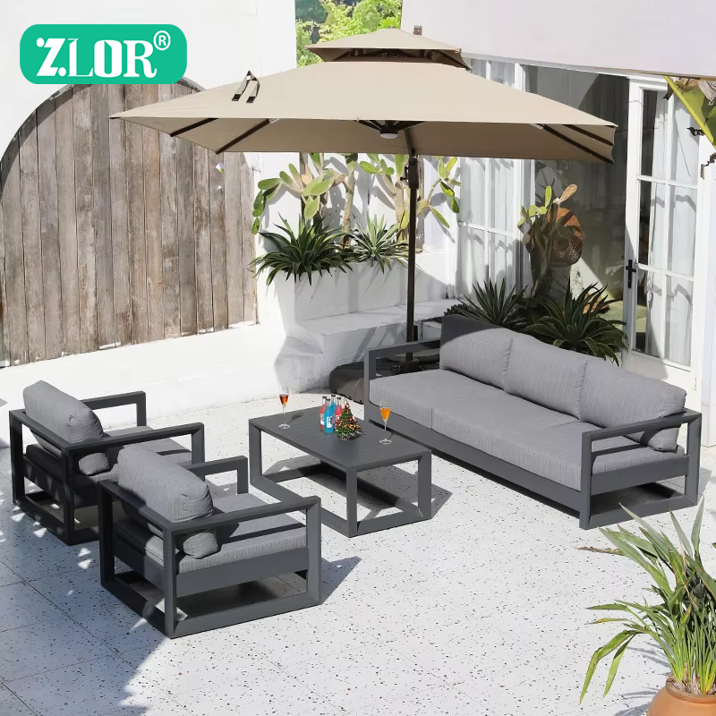 Set Sofa Luar Ruangan Aluminiu - Outdoor Furniture Quality ulasan dan harga