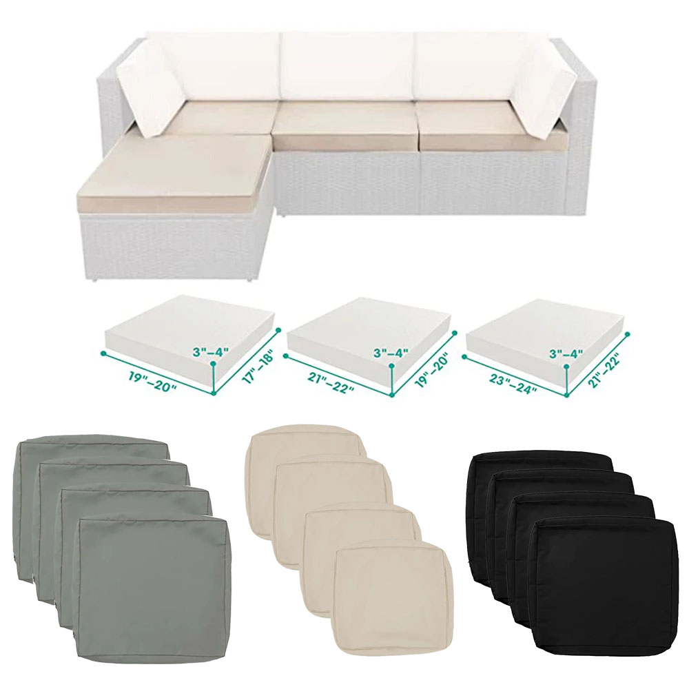 1-4 Set Bantal Sofa Luar Ruang - Outdoor Furniture Upholstery ulasan dan harga