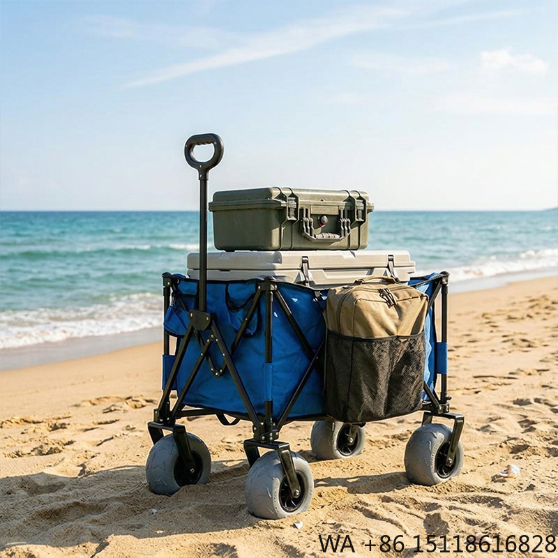 Gerobak Pantai Lipat Berbahan  - Outdoor Furniture Metal ulasan dan harga