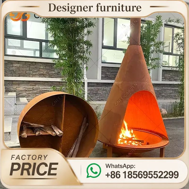 Kompor Pelet Kayu Portabel Den - Outdoor Furniture Metal ulasan dan harga