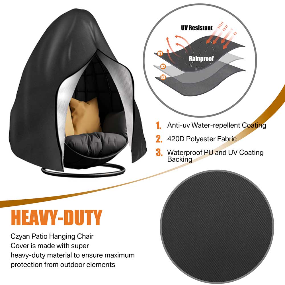 Sarung Kursi Gantung Tahan Air - Outdoor Furniture Egg Chair ulasan dan harga