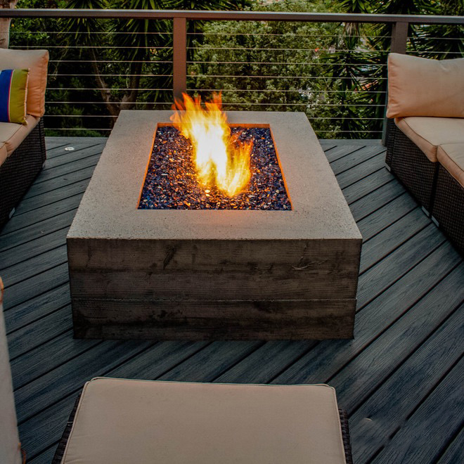 Set Perabot Luar Ruangan Moder - Outdoor Furniture Fire Table ulasan dan harga