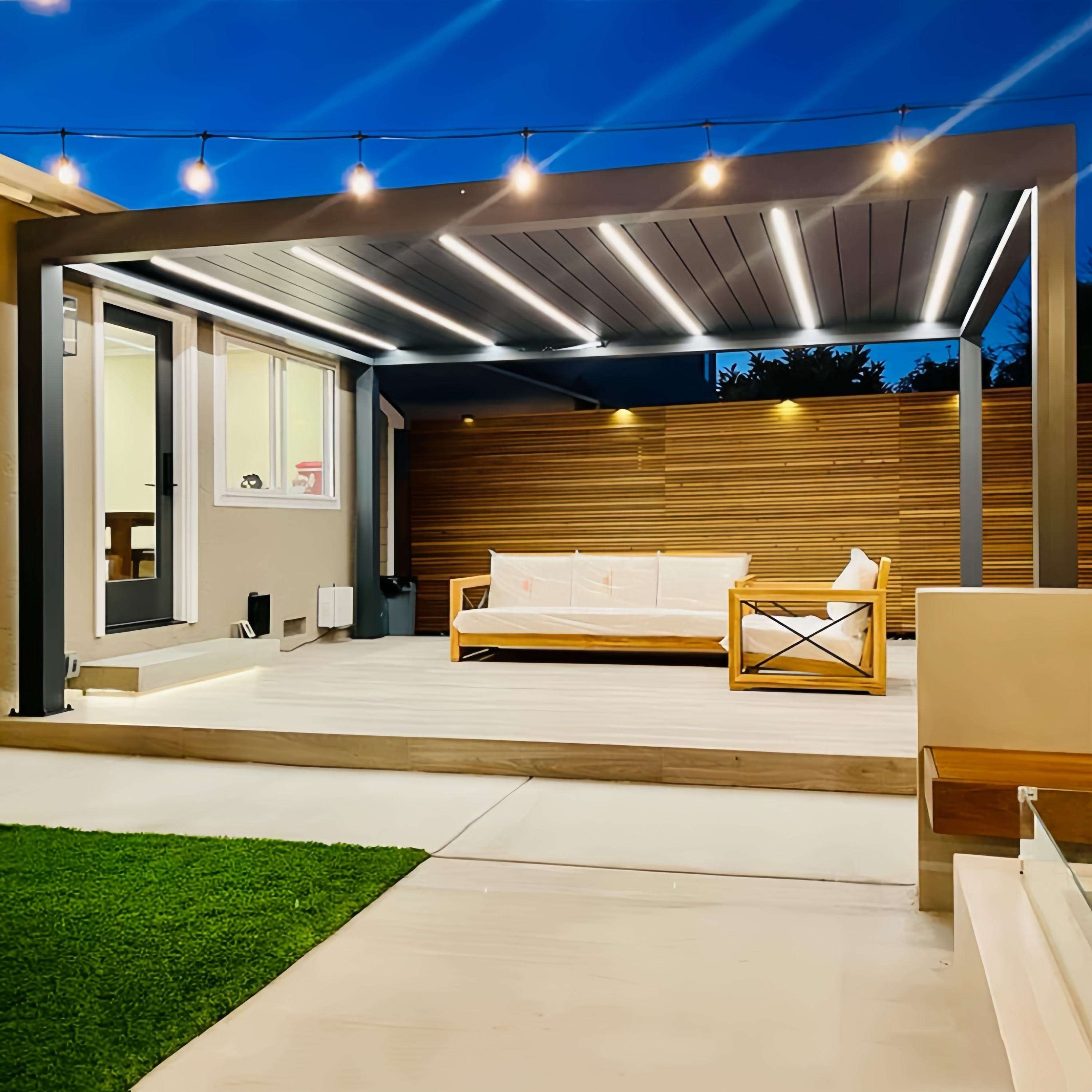 Paviliun Kolam Renang Aluminiu - Outdoor Furniture Metal ulasan dan harga
