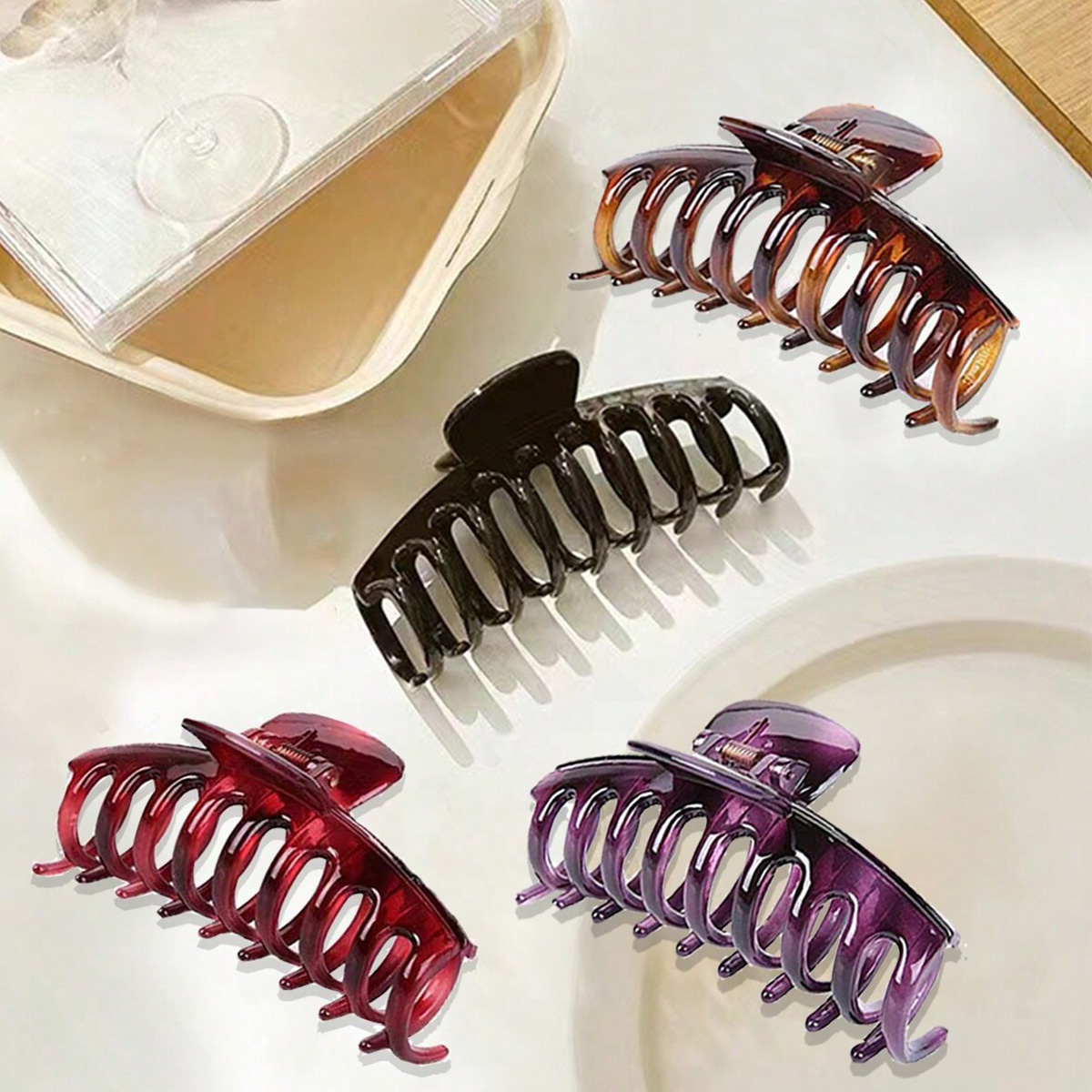 4 Buah Jepit Rambut Wanita Ber - Outdoor Furniture Decor ulasan dan harga
