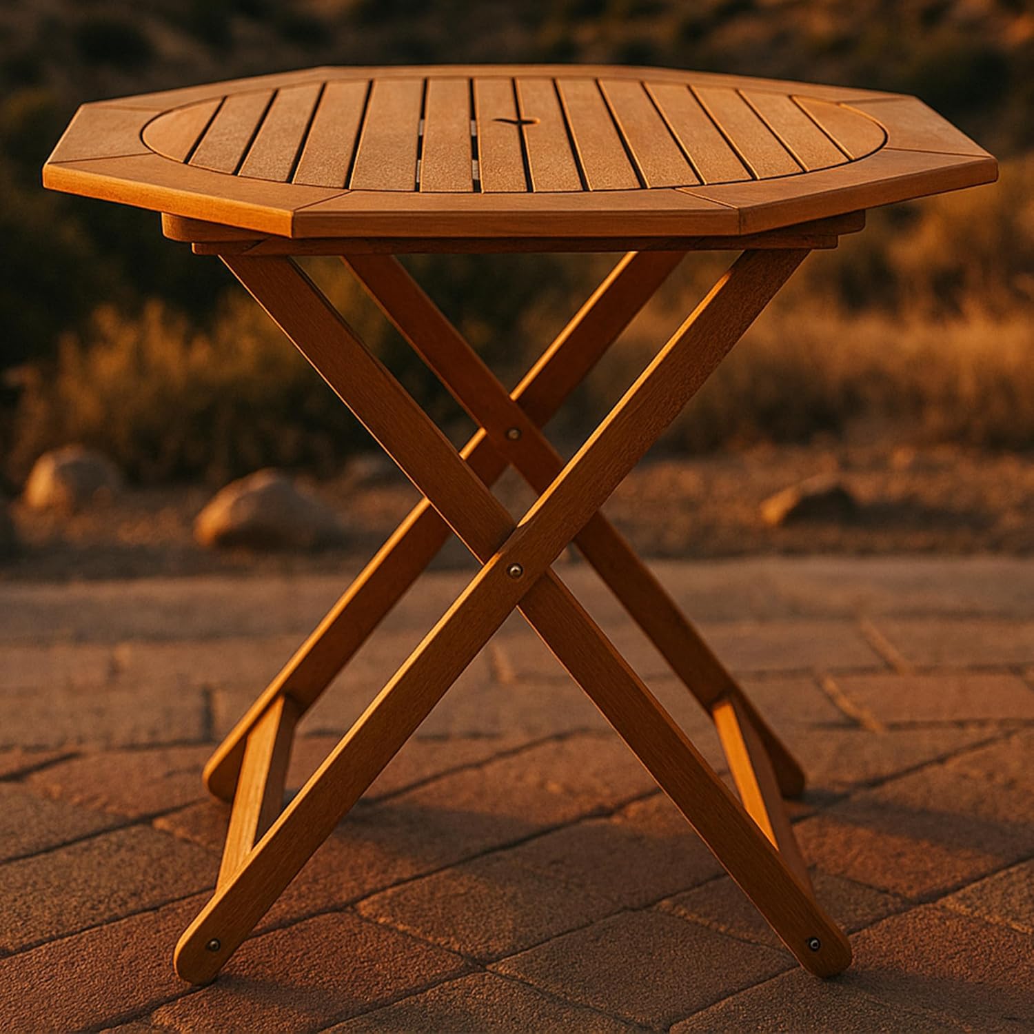 Meja Lipat Kayu Meranti untuk  - Outdoor Furniture Teak ulasan dan harga