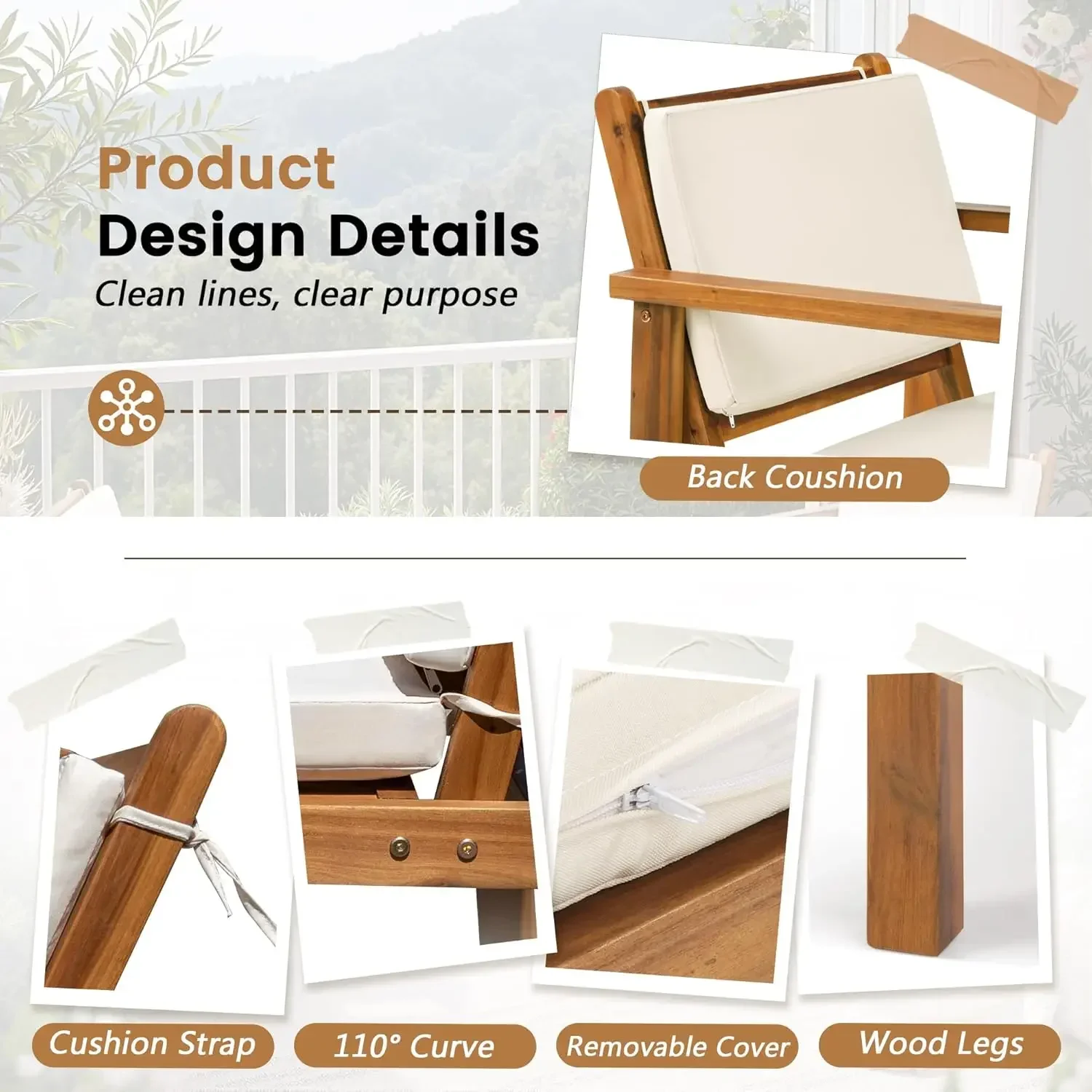 Kursi Teras 3 Buah Set Furnitu - Outdoor Furniture Table And Chairs ulasan dan harga