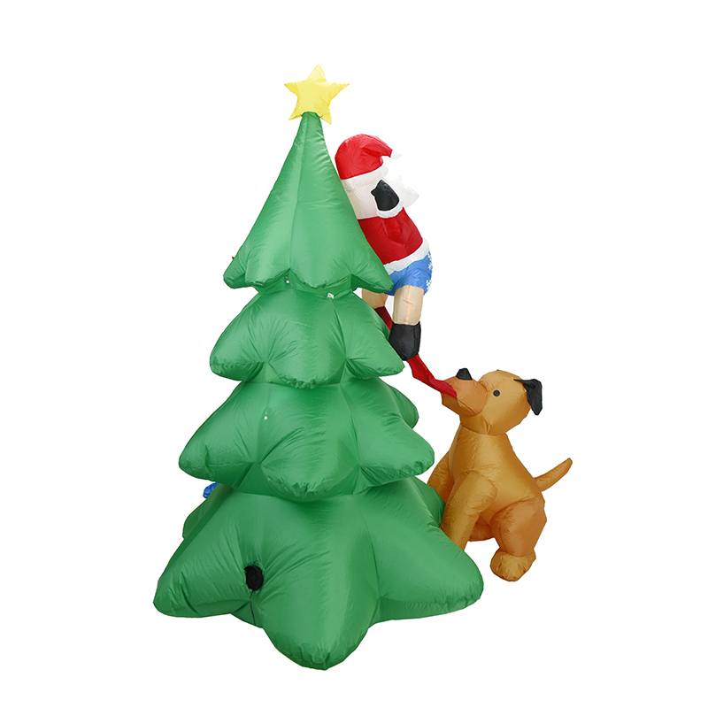 Santa Natal Tiup 6,5 kaki deng - Outdoor Furniture Decor ulasan dan harga