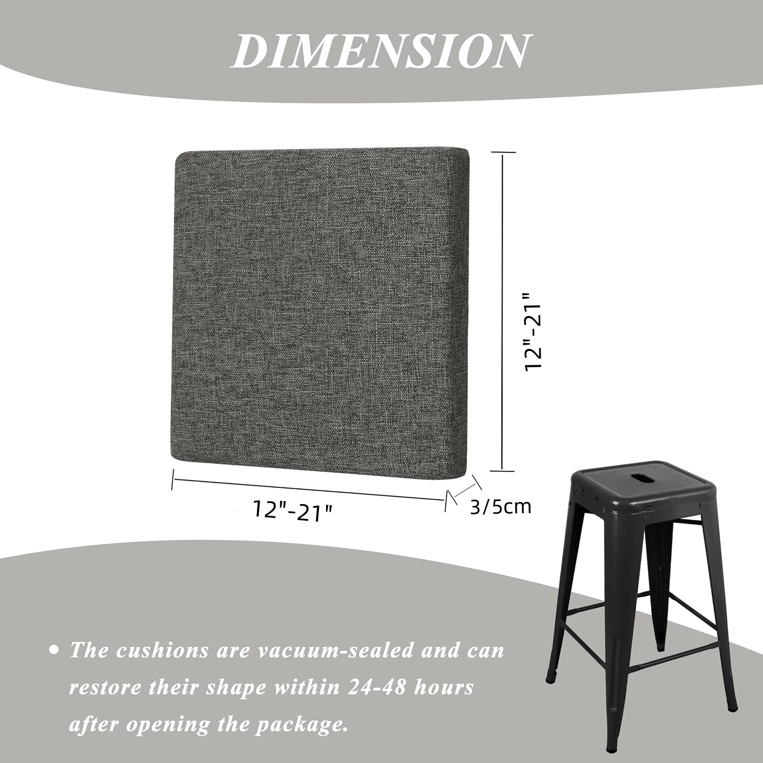 Bantal Kursi Bar Persegi Kusto - Outdoor Furniture Upholstery ulasan dan harga