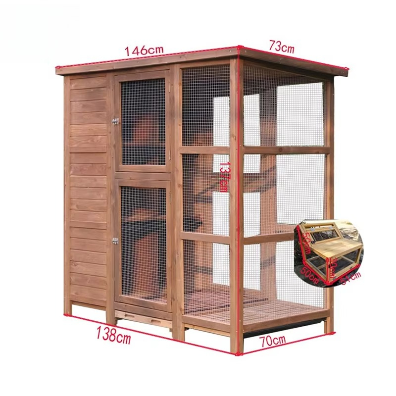 Kandang Burung Kayu Besar untu - Outdoor Furniture Easy To Clean ulasan dan harga