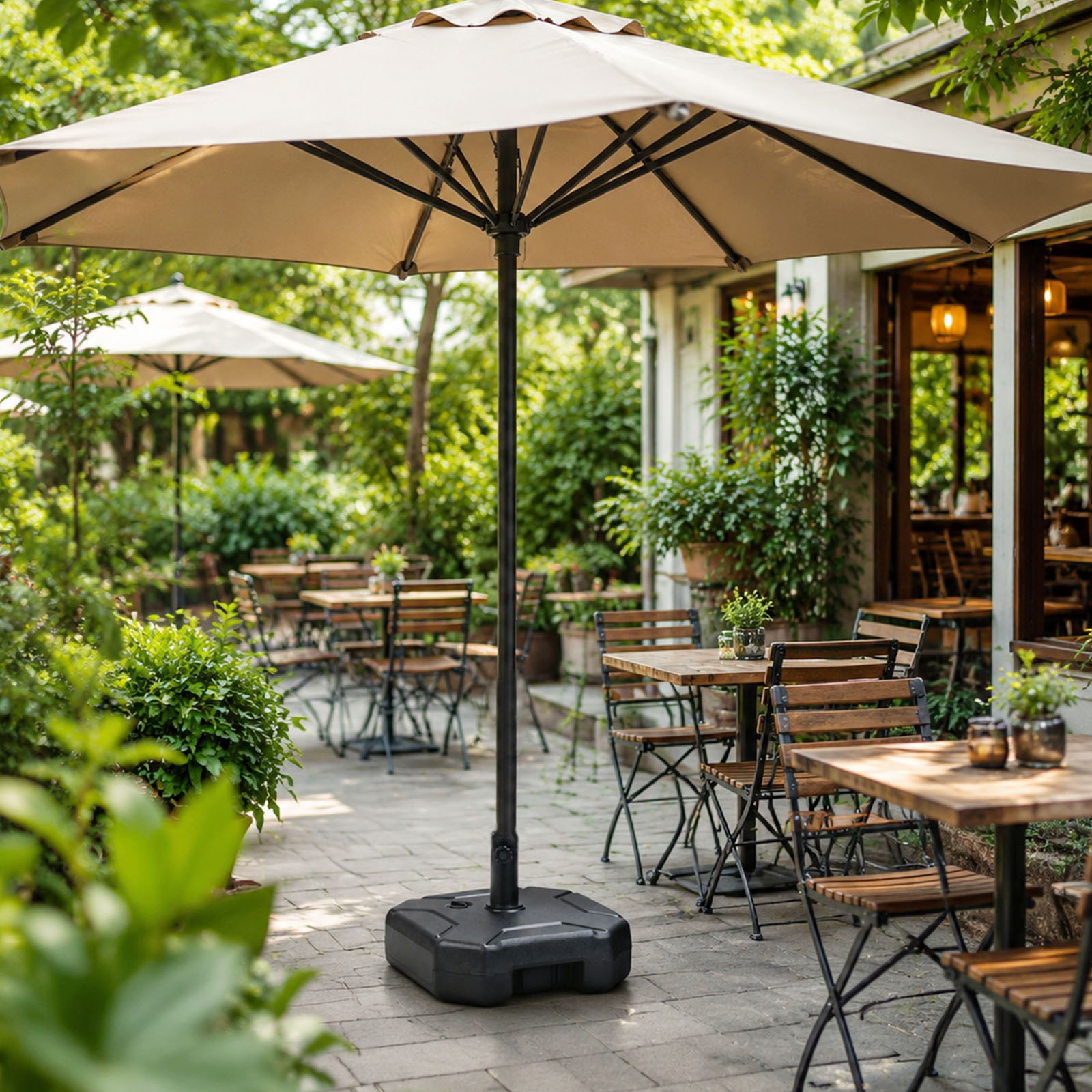 Alas Payung Teras yang Dapat D - Outdoor Furniture Teak ulasan dan harga