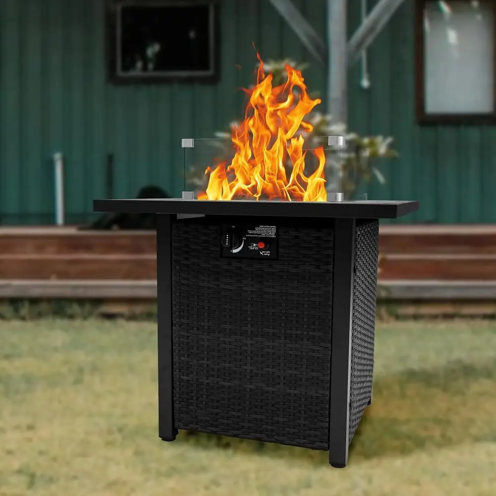 Set Furnitur Teras Luar Ruanga - Outdoor Furniture Fire Table ulasan dan harga