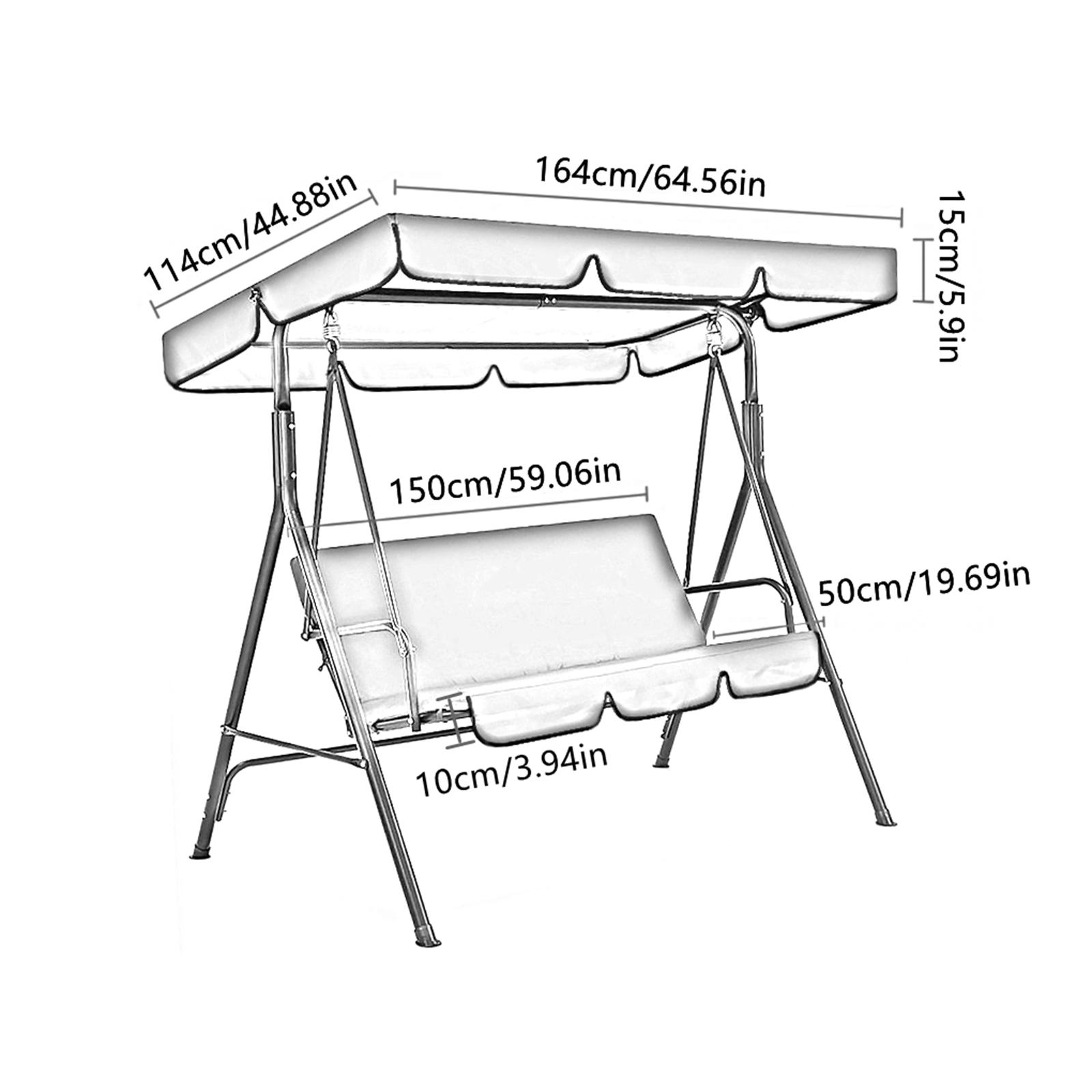 Kanopi Ayunan Teras Tahan Huja - Outdoor Furniture Upholstery ulasan dan harga