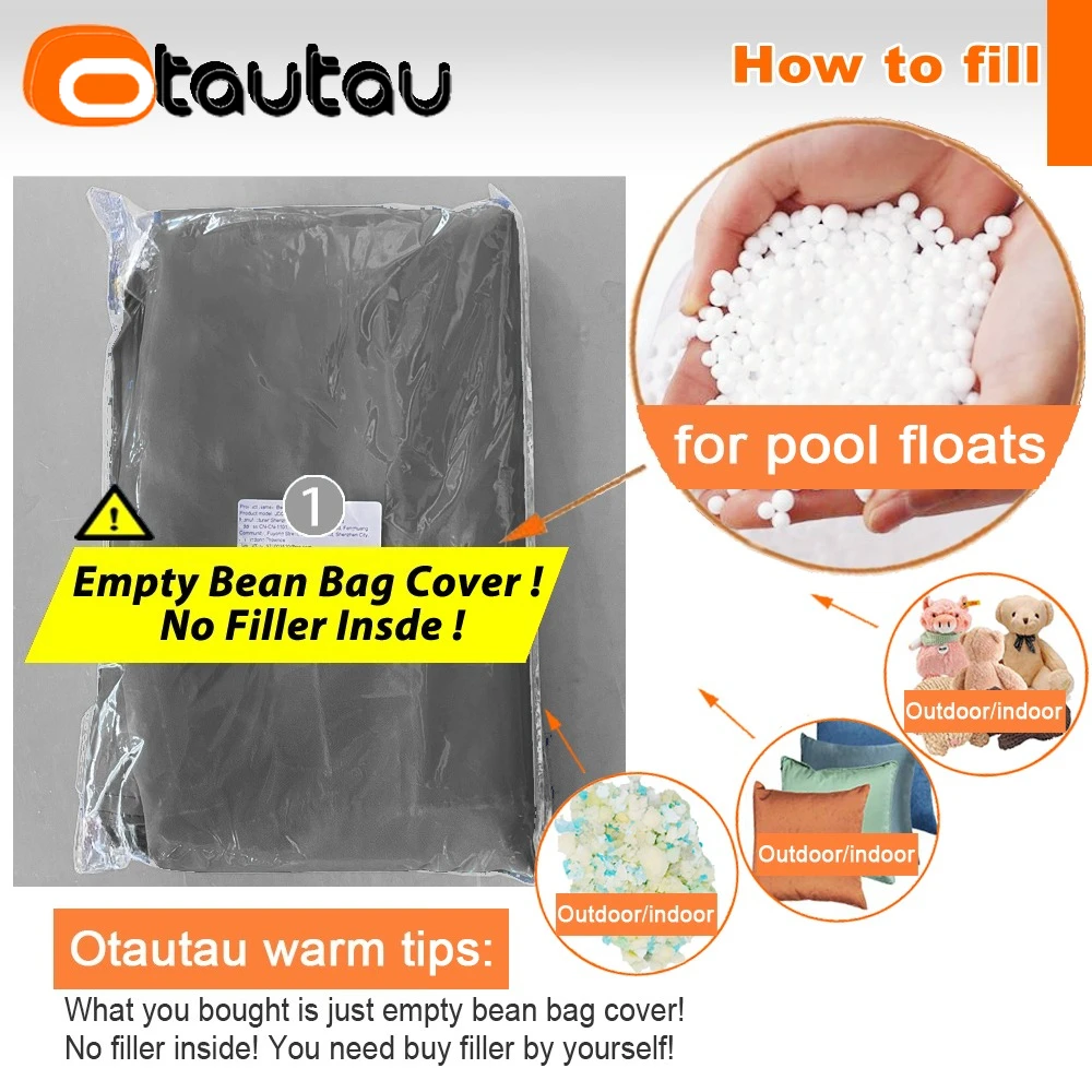 OTAUTAU Sarung Bean Bag Serbag - Outdoor Daybed Sofa ulasan dan harga