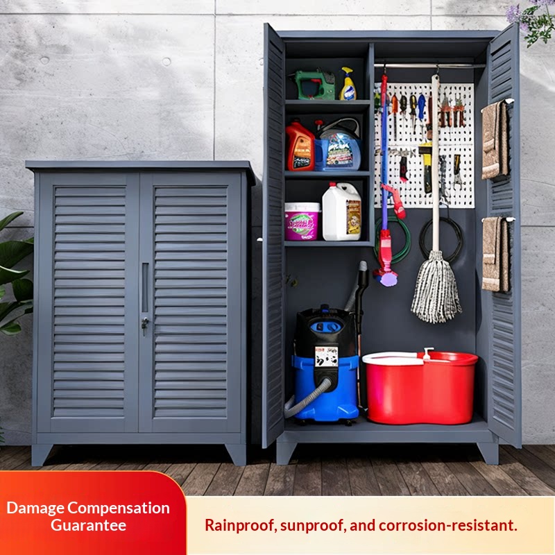 Lemari Penyimpanan Luar Ruanga - Outdoor Furniture Metal ulasan dan harga