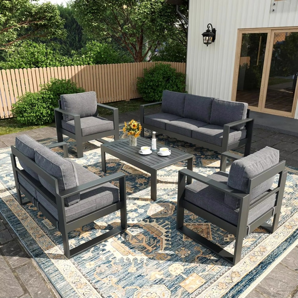 Set Kursi Teras Furnitur Balko - Outdoor Furniture Fire Table ulasan dan harga