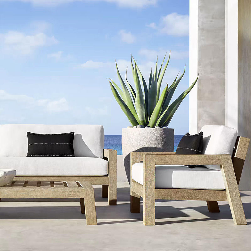 Set Furnitur Taman Modern Taha - Outdoor Furniture Teak ulasan dan harga