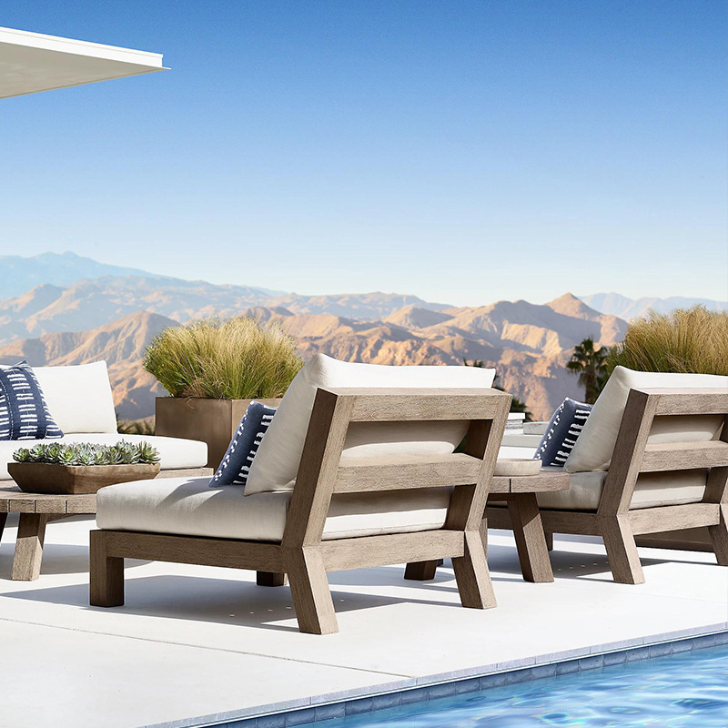 Set Furnitur Taman Modern Taha - Outdoor Furniture Teak ulasan dan harga