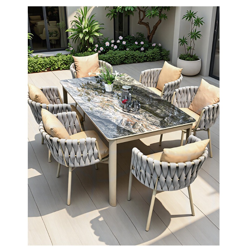 Meja dan kursi luar ruangan be - Outdoor Furniture Teak ulasan dan harga