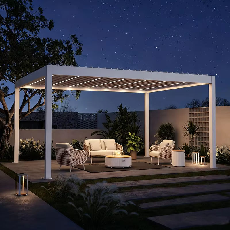 Gazebo Taman Persegi Panjang A - Outdoor Furniture Metal ulasan dan harga