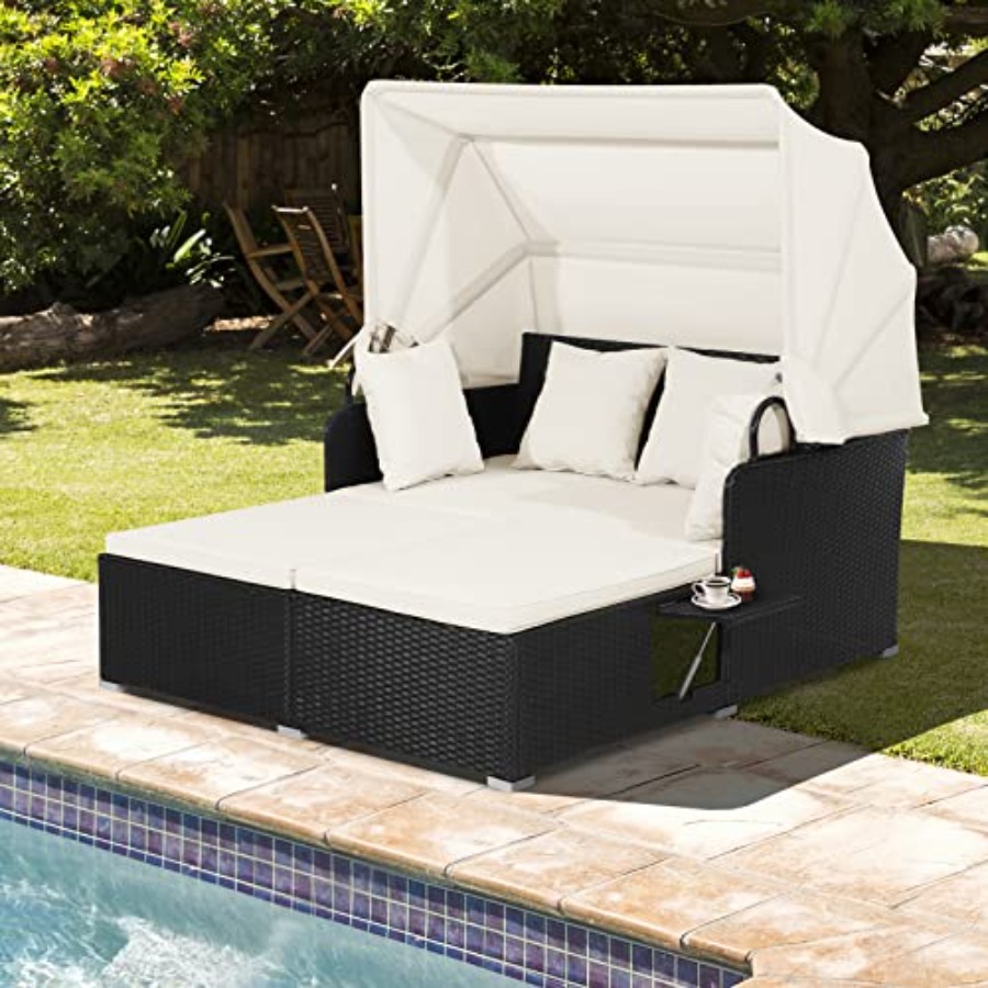 Set sofa loveseat anyaman tang - Outdoor Daybed Sofa ulasan dan harga