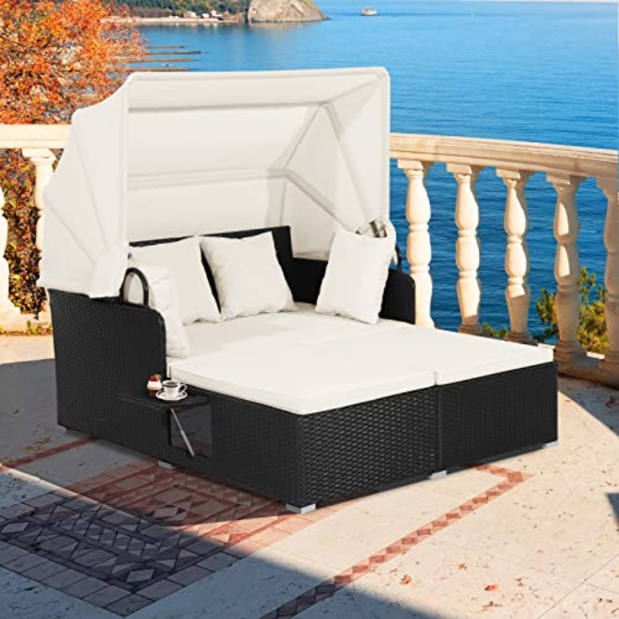 Set sofa loveseat anyaman tang - Outdoor Daybed Sofa ulasan dan harga