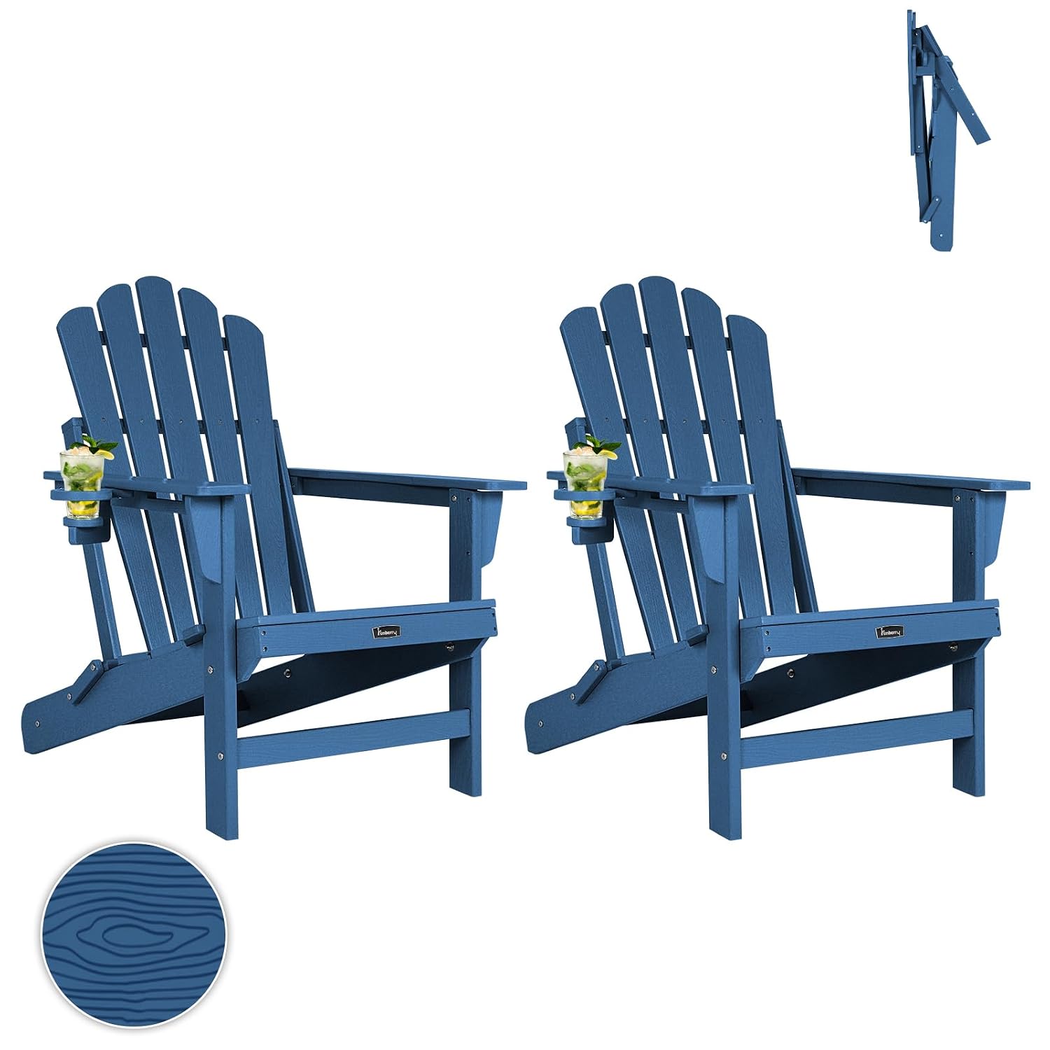 Kursi Adirondack Lipat Ukuran  - Outdoor Furniture Easy To Clean ulasan dan harga