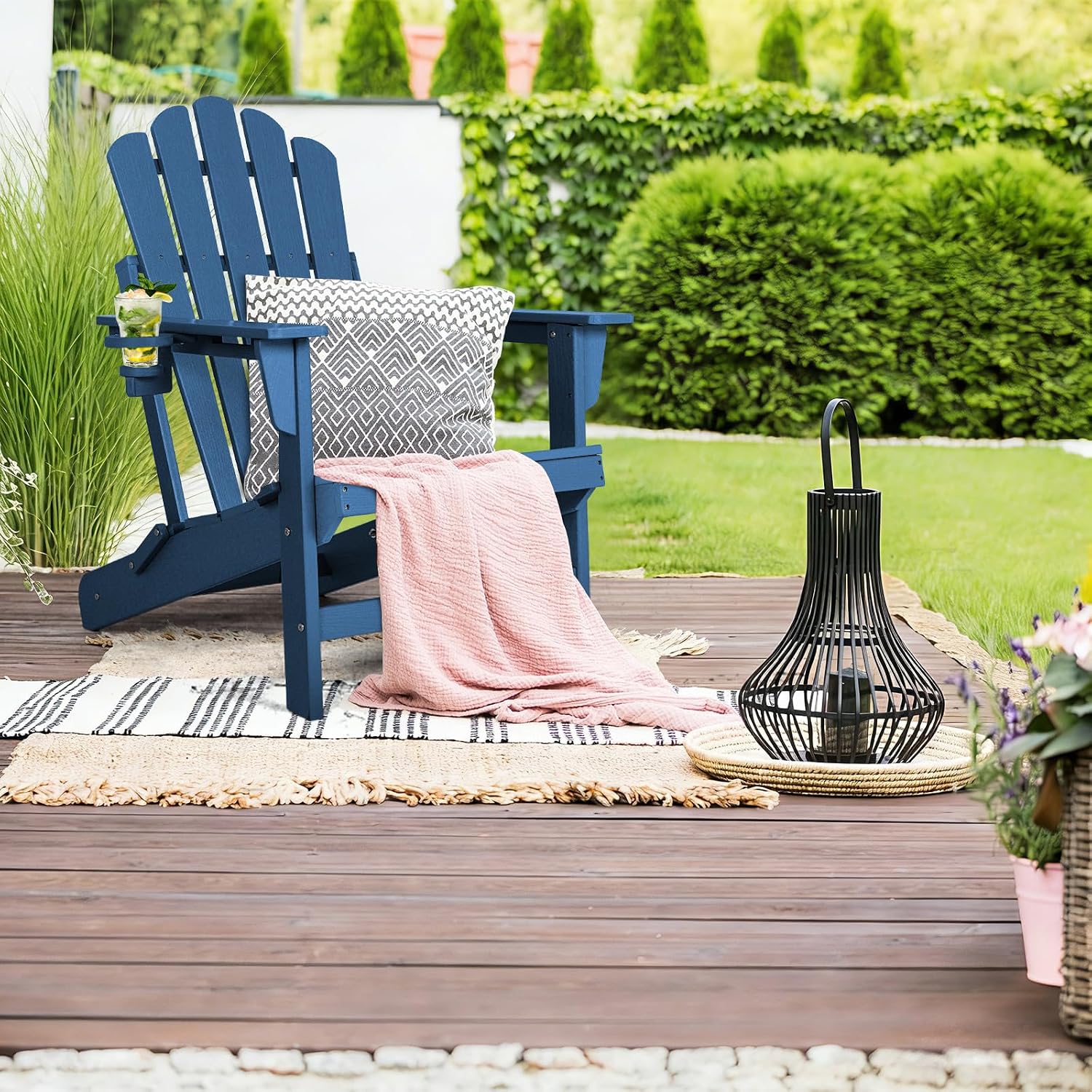 Kursi Adirondack Lipat Ukuran  - Outdoor Furniture Easy To Clean ulasan dan harga