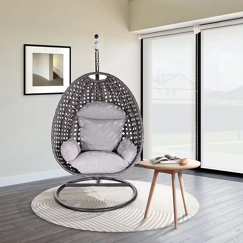 Kursi Gantung Rotan Modern Mew - Outdoor Furniture Egg Chair ulasan dan harga